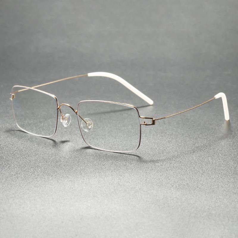 New Metal Framed Fashionable Glasses for , Casual Without Screws, Ultra Light for Daily Wear,Suitable for Men and Women