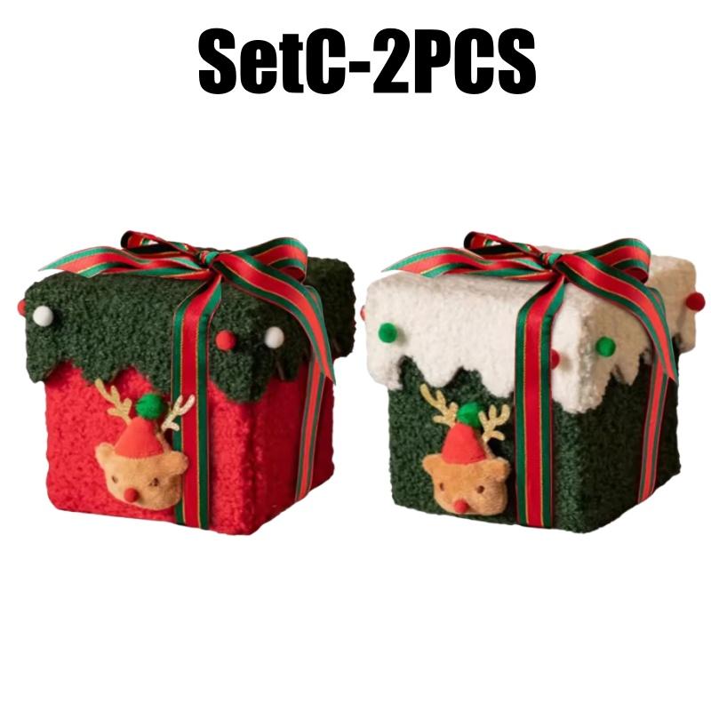 Christmas Gift Box for DIY Holiday Crafting Premium Sturdy Apple Packaging for Christmas Eve Party Decorations and Candy Present