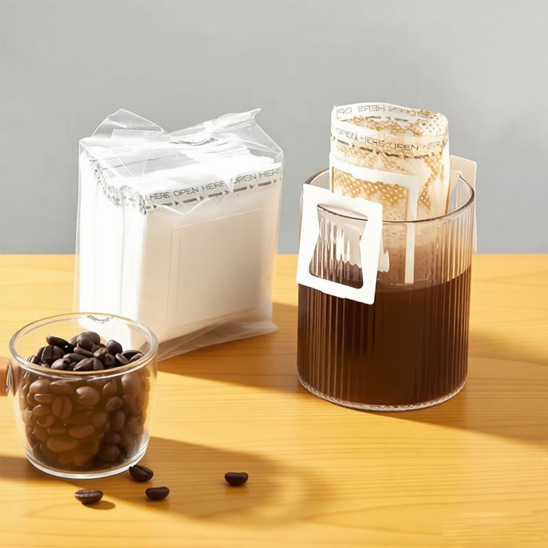 

50Pcs Coffee Filter Paper Bags Disposable Drip Coffee Bag Handle Hanging Ear Espresso Coffee Accessories Tea Tool Brewing