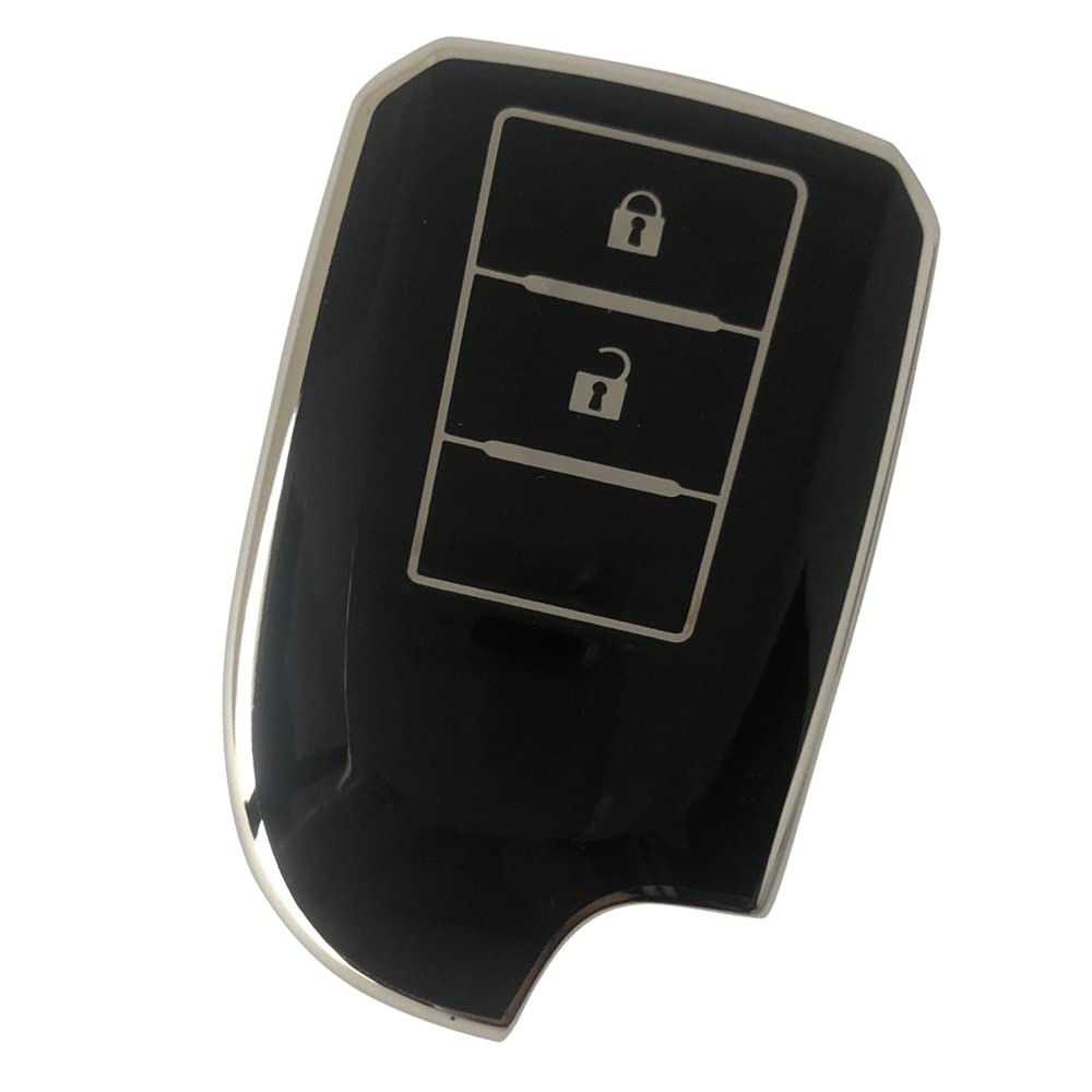 Kinotaka 2 Button TPU Smart Key Case for Toyota Cars 200 Series Hiace Regius