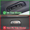 Para Mercedes Benz Clase C W206 2024 2024 C200 C220 C260 C300 Pieza Interior de Coche Reacondicionamiento Marco Cubierta Embellecedor Decorar Pegatina Plateada