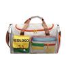 Contrasting Color Messenger Sports Fitness Bag Large-capacity Travel Hand Luggage Bag Fashion Going Out Short Business Trip Travel Bag