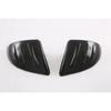 For MG 4 MG4 EV Mulan   2024 ABS Carbon Fiber Black Side Door Rearview Mirror Frame Cover Trims Sticker Car Accessories