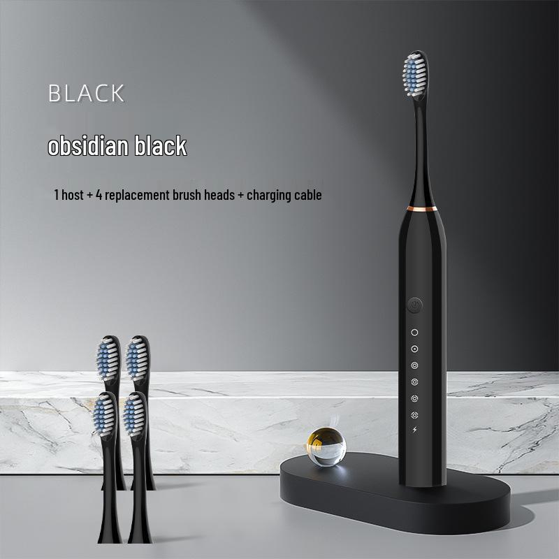 Rechargeable Sonic Electric Toothbrush for Adults: Soft Bristle, Smart, Couple-Friendly Model.