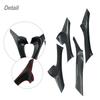 ABS Plastic Carbon Fiber Interior Door Armrest Panel Trim for Lexus IS F250 F350 Easy Installation Reliable Fit