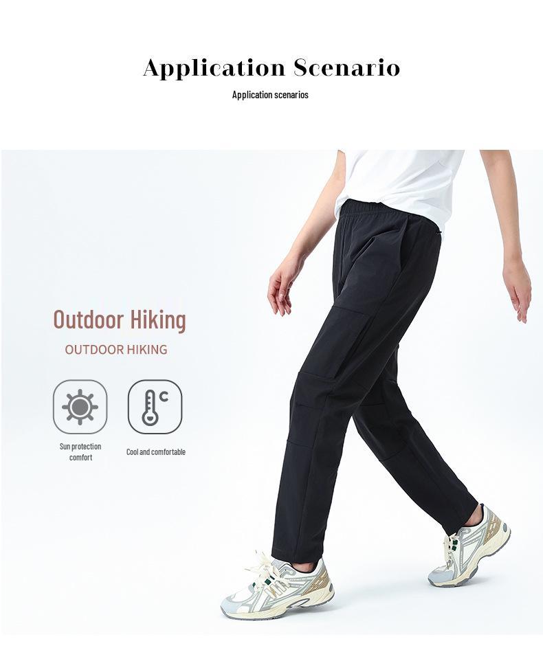 Double H Lightweight Quick-Dry Casual Sports Cargo Pants: Antibacterial Summer Fitness for Men & Women