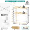 YDH Trash Can Top Rack Width 80 X Depth 40 X Height 100 Cm Kitchen Rack 5 Tier Movable Shelf Trash Shelf Range Rack Rice Cooker Trash Can Top Storage