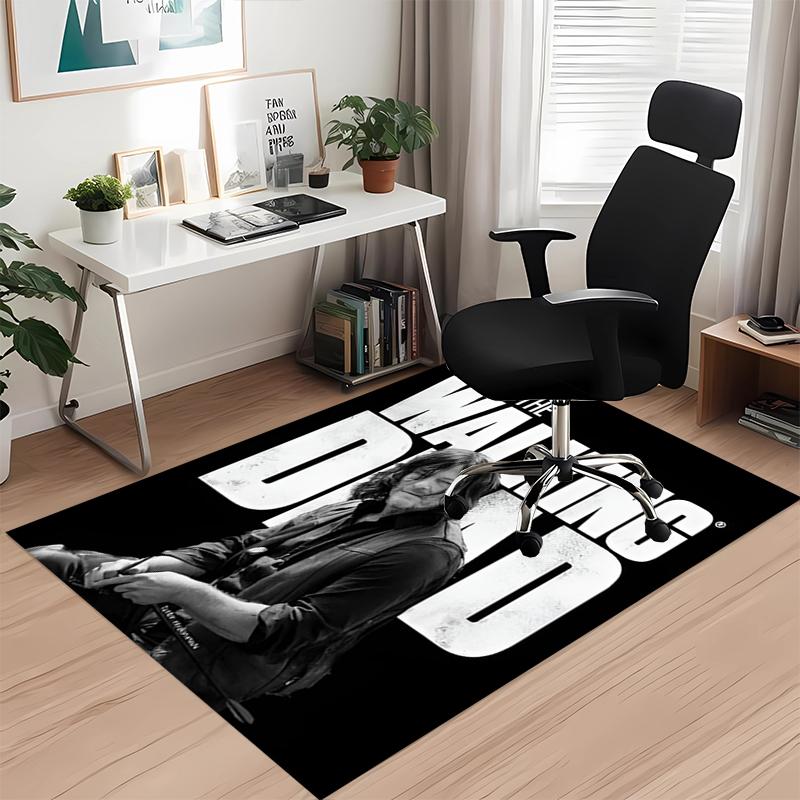 Dark Printed Carpetrugfor Office Chair Living Room Bedroom Kitchen Room Decor Gifts