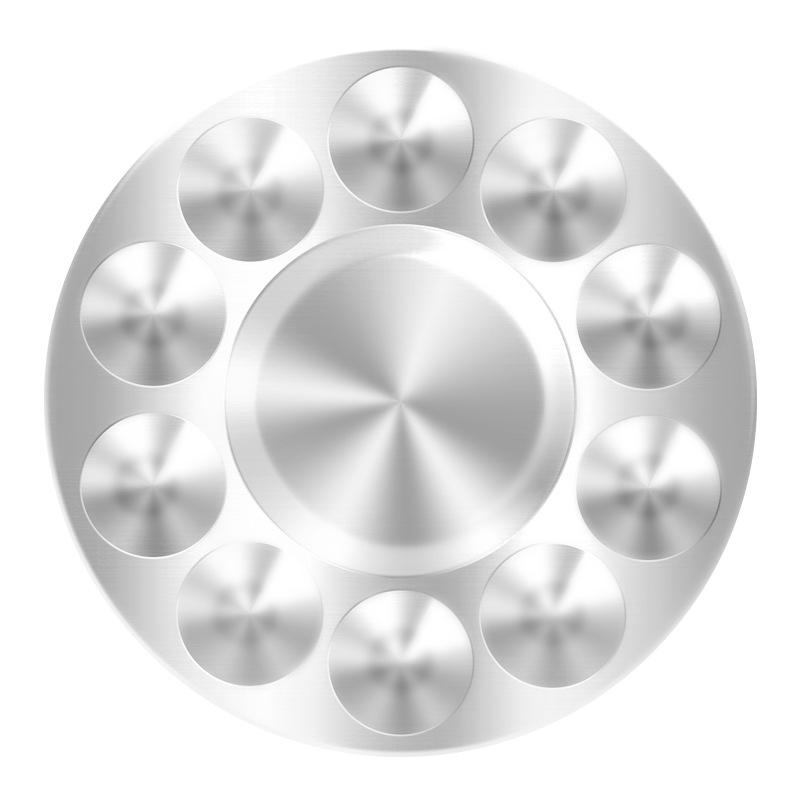 Stainless Steel Round Watercolor Art Palette - Easy To Wash