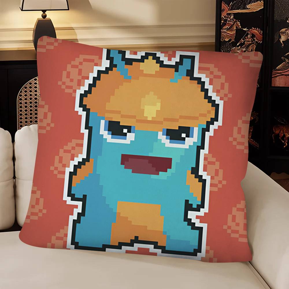 Classic Anime SSlugterra Pillow Case Fashion Square Pillowcase Bedroom Sofa Room Ins Decoration Leisure