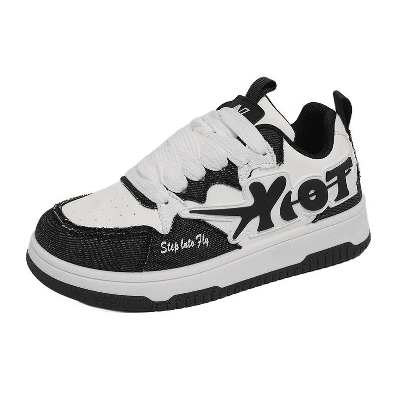 

NBL shoes couple bread shoes board shoes spring and autumn casual shoes 35 чёрный