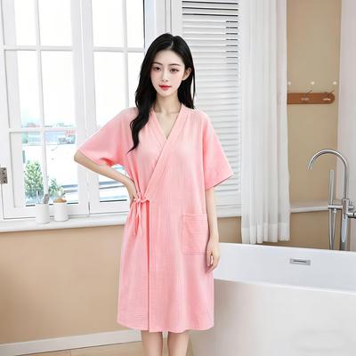 Unisex Quick-Dry Pure Cotton Gauze Bath Towel & Wearable Bathrobe