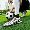 Soccer Shoes Men's Large Size Football Boots 35-45 Men's/Children's High Top Short Spikes Outdoor Anti-slip Football Boots