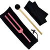 528Hz Tuning Fork Set Reliever Stress Portable Ear Cleaner and Vibration Tool Ergonomic with Storage Bag