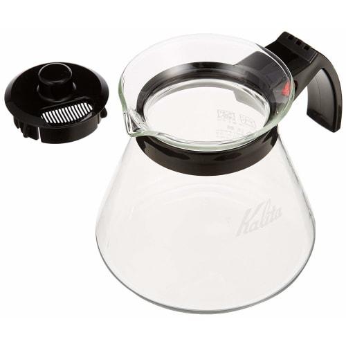 Kalita Coffee Drip Set, 102-Roto Set N, ceramic dripper set for 2-4 people, with a fast 3-hole brewer that extracts the full flavor before any impurit