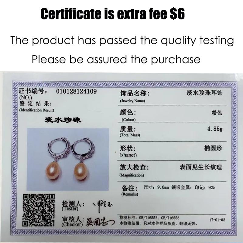 Top quality 925 silver earrings with natural pearls women,precious stone bridal white hanging hoop pearl earrings girl jewelry