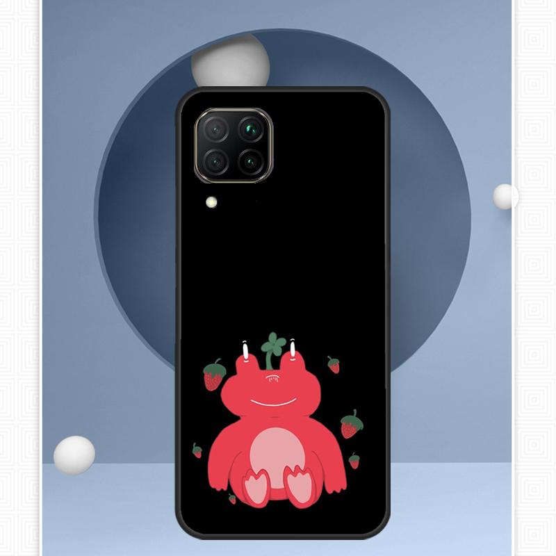 Cottagecore Fruit Strawberry Frog For Huawei Nova 12s 12i 11i 8i Y91 Y60 Y70 Y72 Y90 Y61 9 10 SE P20 P40 Lite P30 P60 Pro Case