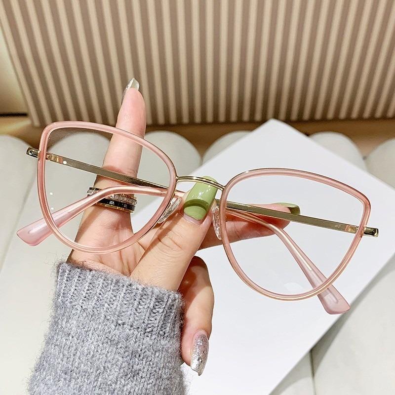 Anti Radiation Classical Metal Retro Cat Eye Eyeglass Fashion Unisex Glasses