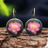 Fashion Earring Y2K Vintage Marigold Time Gem Flower Ear Buckle
