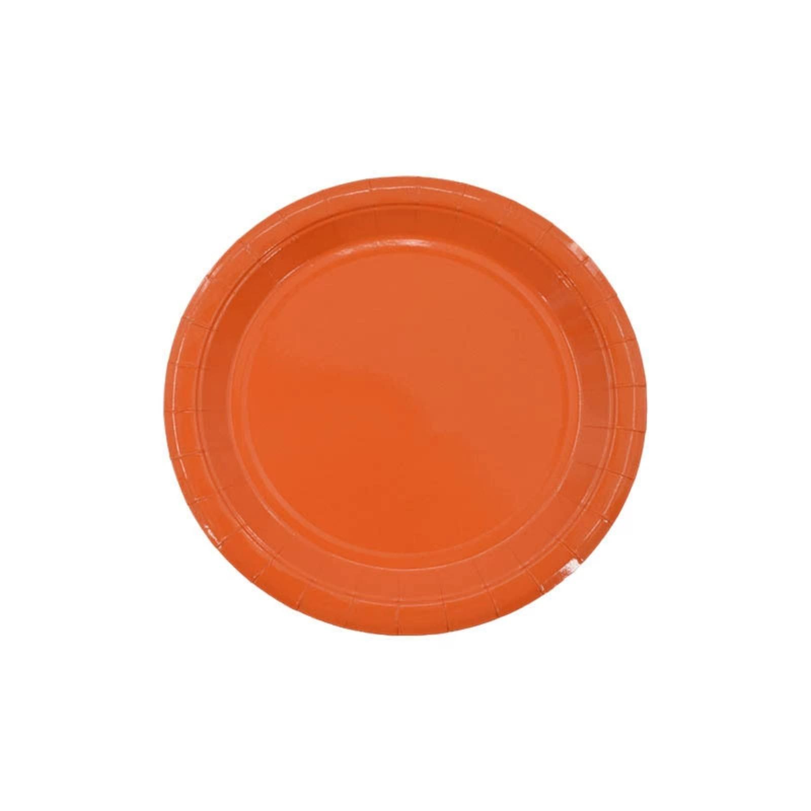 

Бумажные тарелки, 9-дюймовые одноразовые бумажные тарелки, прочные и одноразовые праздничные тарелки, упаковка из 10 штук One Size оранжевый