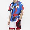 Jordan Paris Saint-Germain Mesh Short Sleeve T-Shirt Men Tops Cobalt-Blue BV2027-445