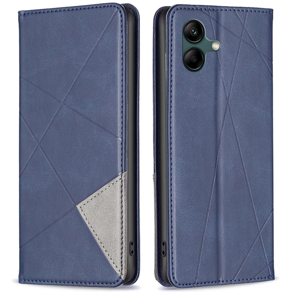 For Samsung Galaxy A06 4G Case Card Slots PU Leather Geometric Phone Cover