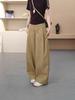2025 Autumn/Winter Women's High-End Wide-Leg Slimming Straight-Leg Fashion Pants