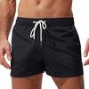 Men's Beach Pants Pocket Zipper Surf Shorts Casual Fashion Swimming Trunks