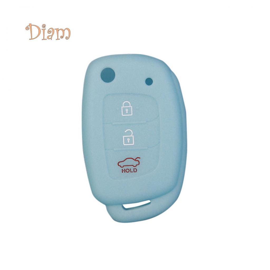 BH 3 Button Silicone Car Remote Flip Key Fob Shell Protect Cover Case for Hyundai Accessories