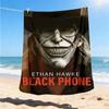 1pc The Black Phone Outdoor Flannel Blanket Gift For Boys Girls Adults, Family Friends