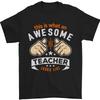 Awesome Teacher Looks Like Teaching Funny Unisexs TShirt 100 Cotton