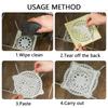 Sink Disposable Easy To Install Shower Floor Drain Cover Bath Hair Catcher Mesh Stickers Filter