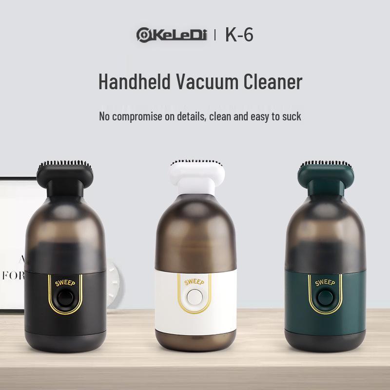 USB Rechargeable Mini Desktop Vacuum Cleaner for Eraser Crumbs and Keyboard Dust Removal