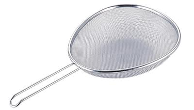 Kanai Kogyo Shape Line Large Handled Sieve BSK5501 Made In Japan (14 Mesh)