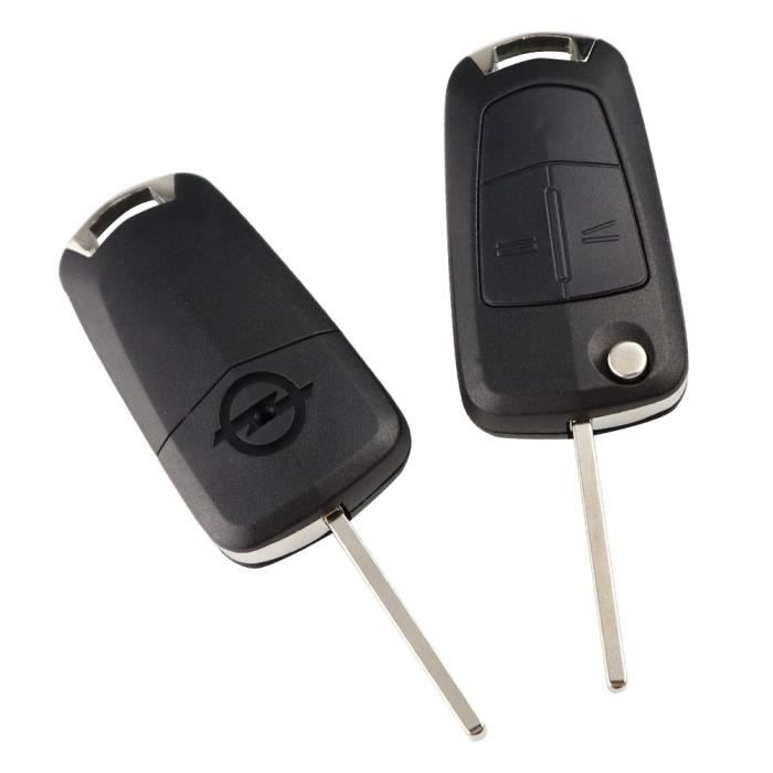 Juste de clé de voiture à distance pliable à bouton, coque Fob, adaptée pour Opel SachCorsa D, Astra J G, Zafira A, Vectra B Mokka