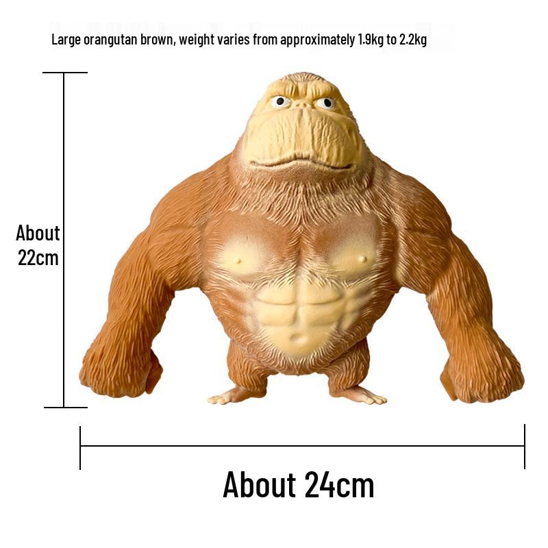 

Игрушка для снятия стресса Play-Doh «Король горилла»: Зеленая рыба песочная скульптура и щипалка для снятия стресса