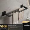 Punch-Free Wall-Mounted Bathroom Towel Rack