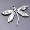 6pcs/Lot Insect Pendant Silver Color Stainless Steel Butterfly Charms For Jewelry Making Supplies DIY Necklace Earrings Pendants