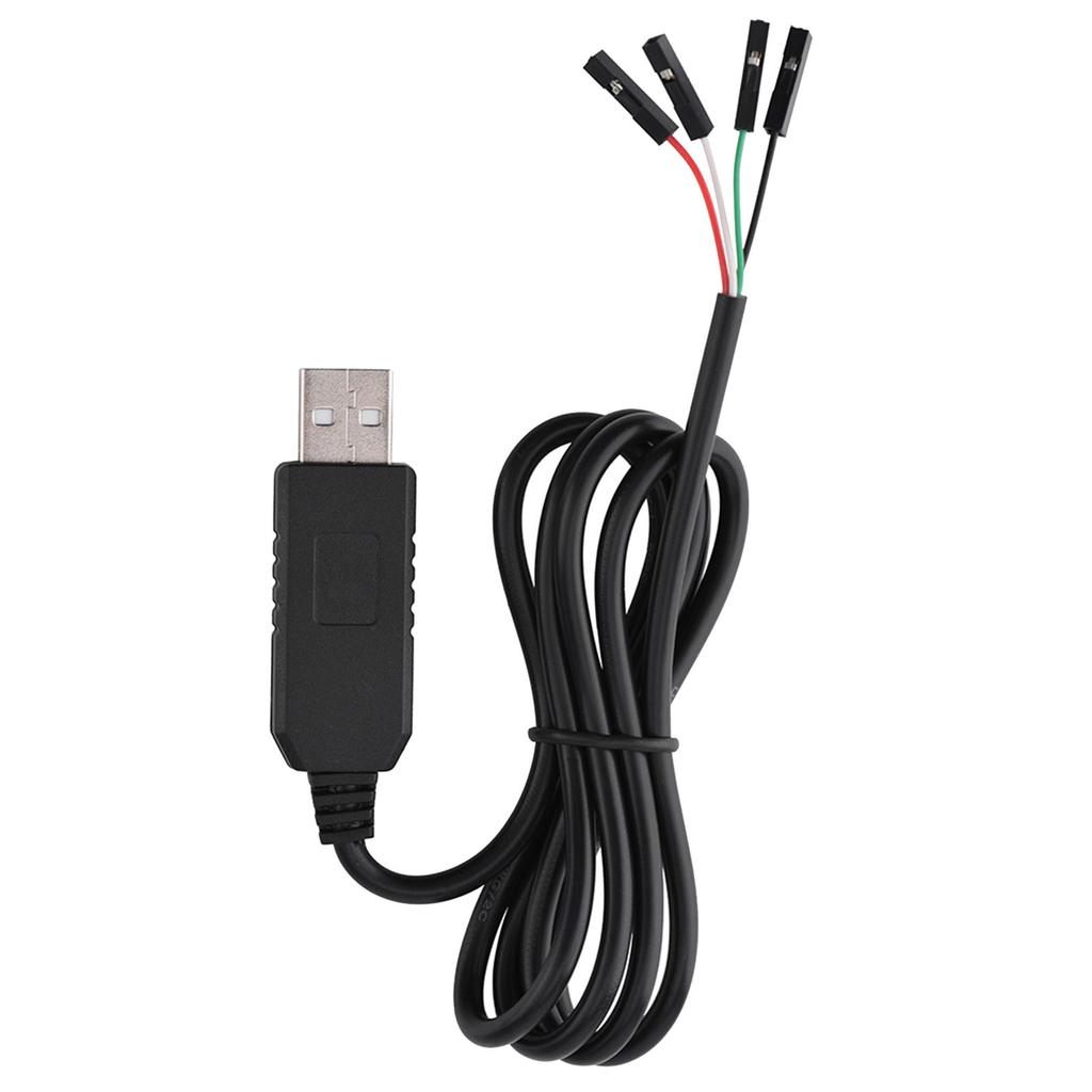 USB To COM or TTL Adapter Cable, New, 1 Meter  , Lightweight for Easy Transport, Different Color Wires,   Download, with