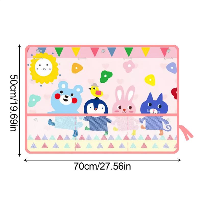 Car Window Sunshade Car Window UV Block Shades Cartoon Design Automotive Interior Sunshade With Storage Function For Sedan RV