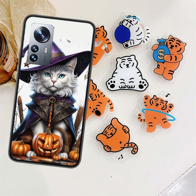 Halloween Magic Cat Phone Case For Xiaomi Poco X7 X6 M8 M7 M6 M4 M3 X4 Pro F7 Ultra M5S Mi 14 14T 15 15T 12T 10T Pro 12S 12 11 L
