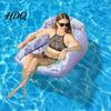 Schwimmende Armlehne mit Getränkehalter, aufblasbare Pool-Schwimmtiere für Erwachsene, strapazierfähiger Liegestuhl, Schwimmstuhl, Hängematten-Sitz mit Sommerparty-See-Strand-Raft