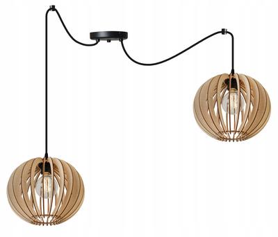 MODERN WOODEN LED CEILING HANGING LAMP