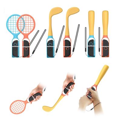 Switch2 Sports Set Golf Baseball Tennis Game Compatible Accessories Clubs Bats [Cutety] (Golf Rackets)