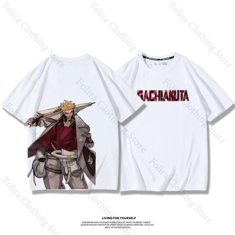 

2025 Anime GACHIAKUTA Series Printing Tshirt for Unisex Women Cotton Summer Tops Short Sleeve Tee Daily Unisexs Tshirt S