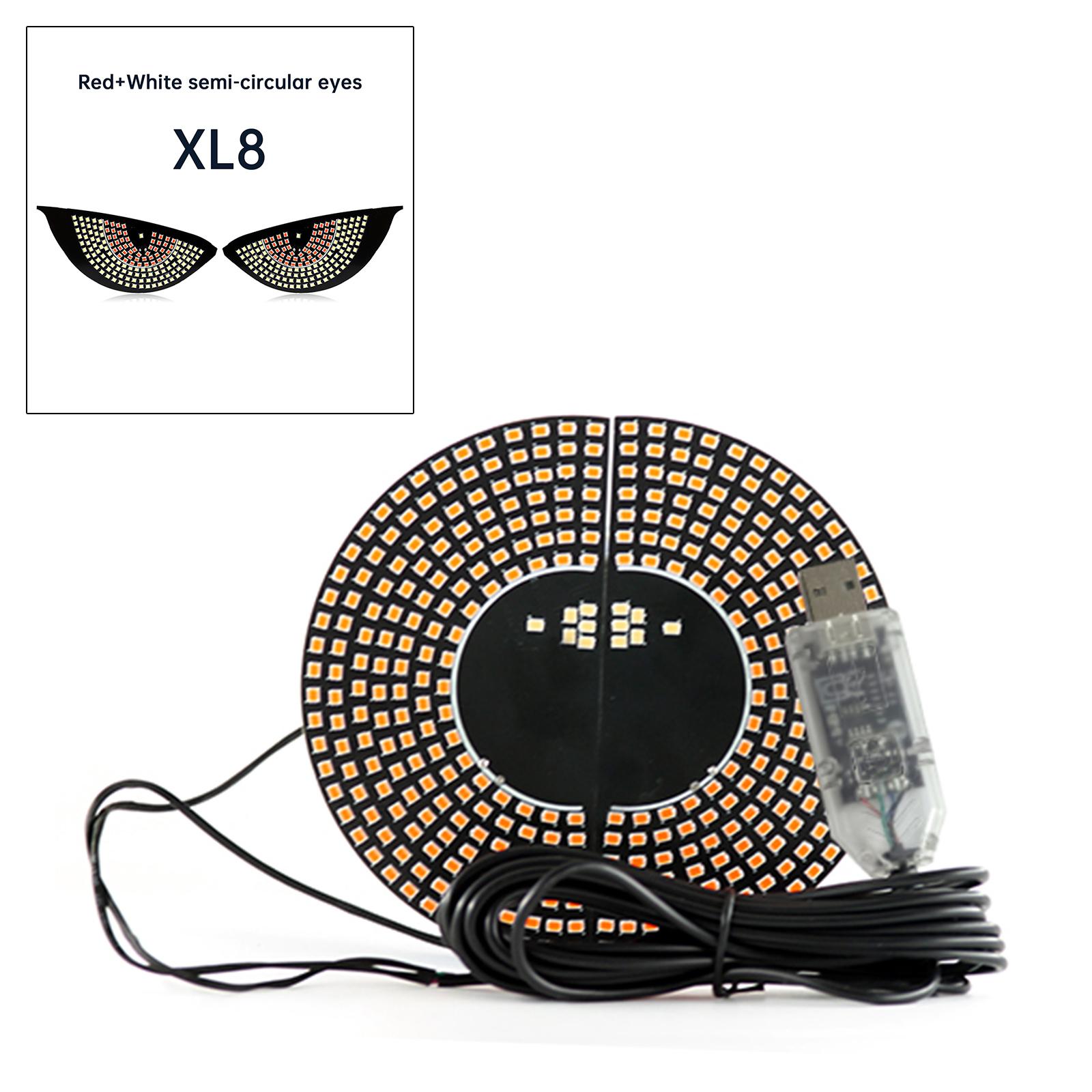 

Светодиодный экран «Дьявольский глаз» Автомобильный глаз Фара грузовика Динамический светодиодный свет Type J