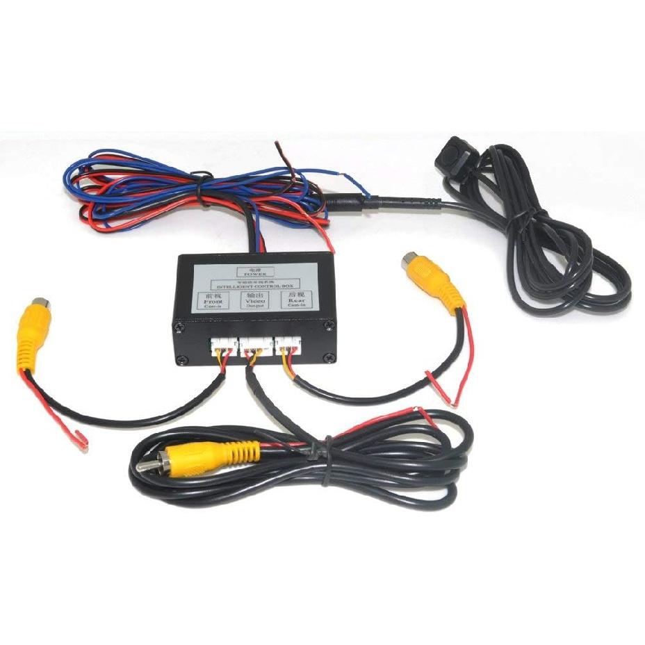 Auto Wayfeng WF® Car 2 Cameras Switch Control Box 2 Way Channel for Front/Rear/Right/Left View Parking Camera System Video Control To LCD/DVD/DVR...