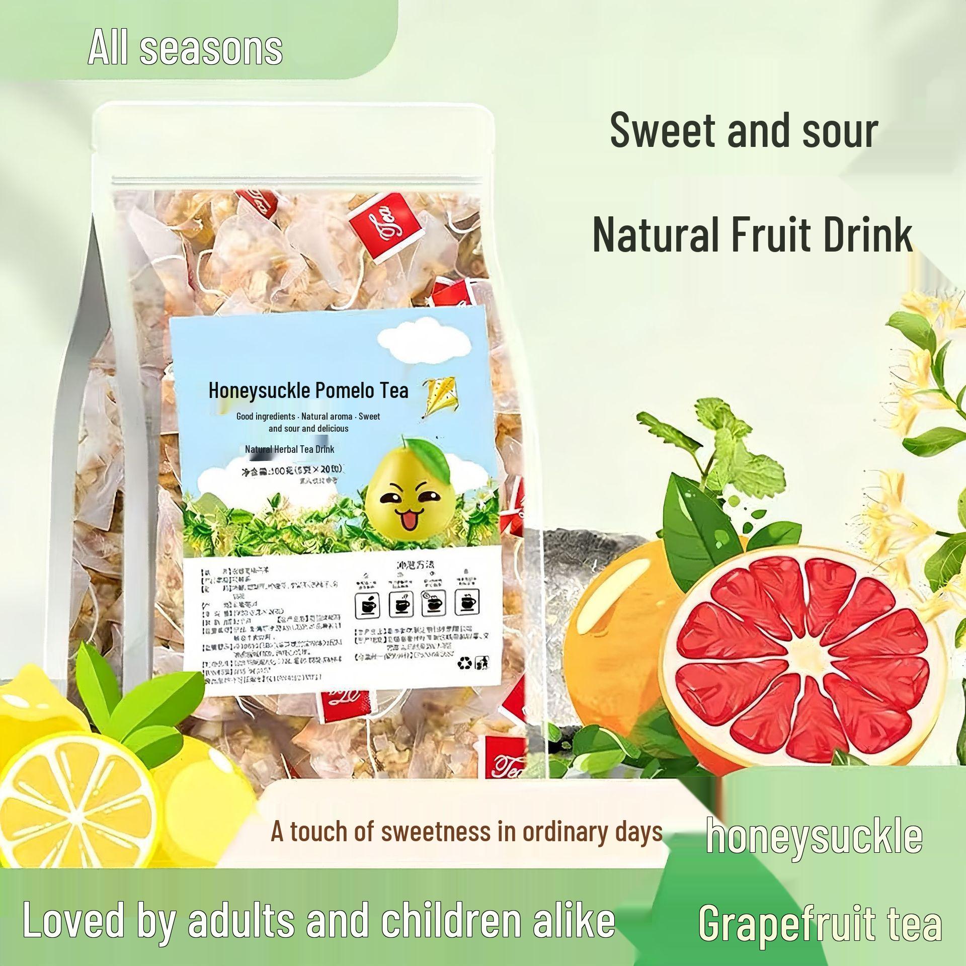 Honeysuckle Pomelo Lemon Pear Apple Grapefruit Fruit & Flower Cold Brew Tea