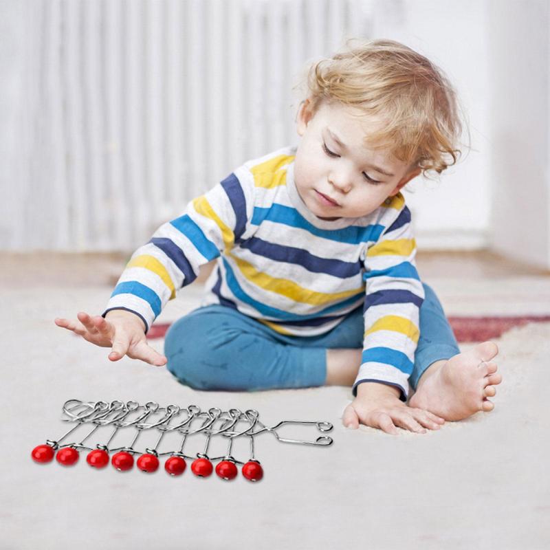 Metal Wire Puzzles Classic Unlock Interlock Game Fun Children’s Intellectual Toy Gift For Easter Thanksgiving Birthday