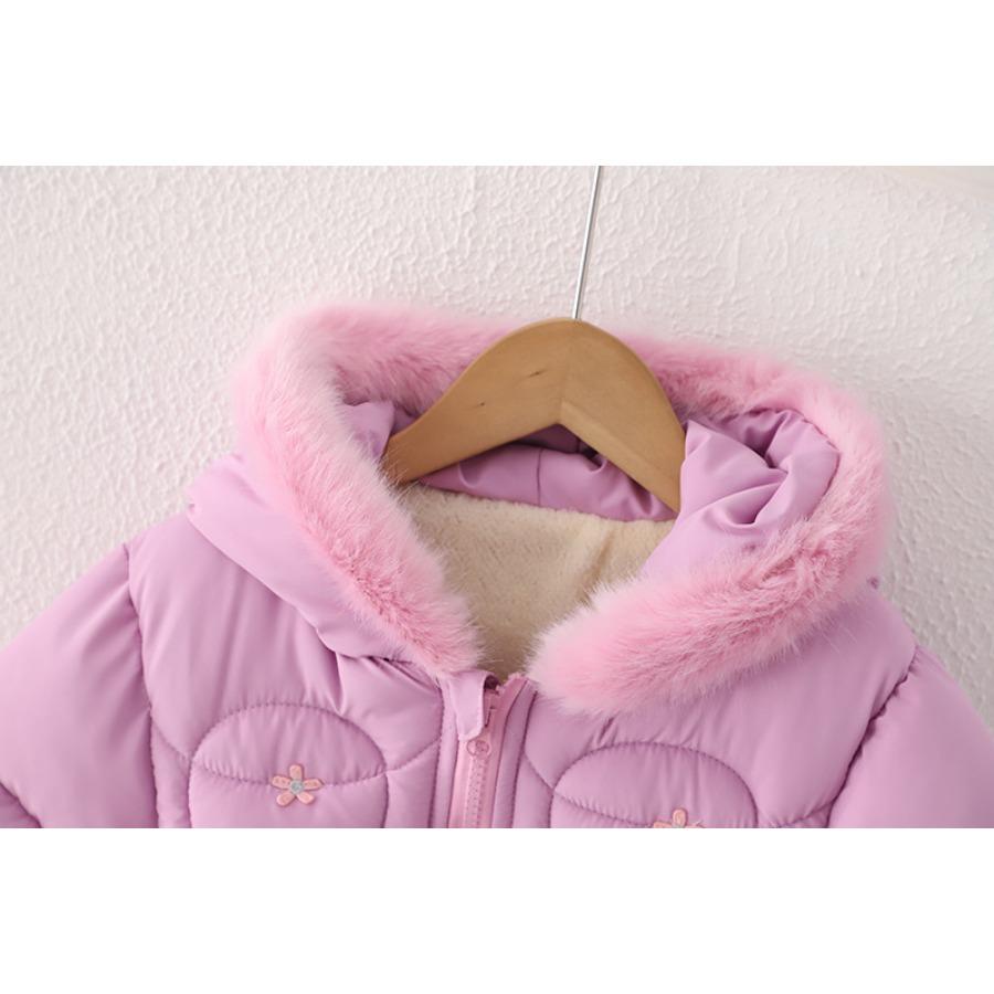 Jachetă căptușită din bumbac, Jachetă căptușită de iarnă pentru bebeluși în stil nou, Jachetă căptușită pentru copii îngroșată